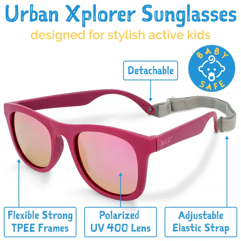 Kids Urban Polarized Sunglasses | Orchid Aurora
