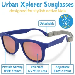 Kids Urban Polarized Sunglasses | Navy Aurora