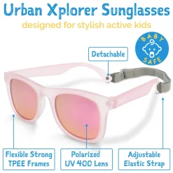 Kids Urban Polarized Sunglasses | Frosty Lavender Aurora