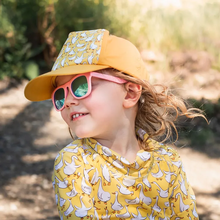 Kids Urban Polarized Sunglasses | Peachy Pink Aurora