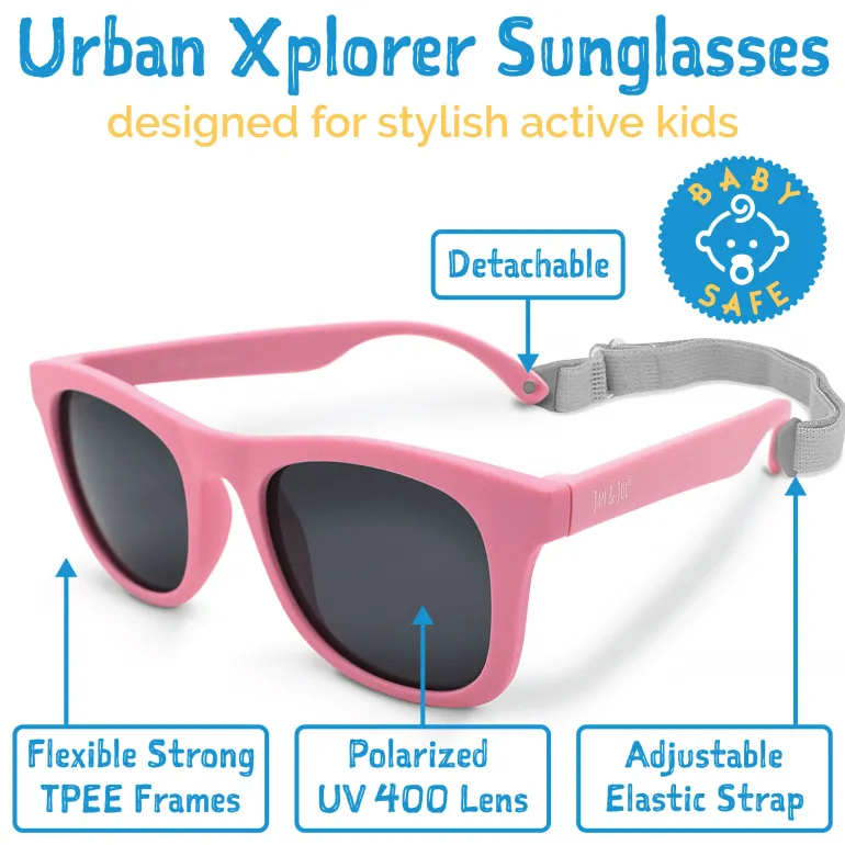 Kids Urban Polarized Sunglasses | Peachy Pink
