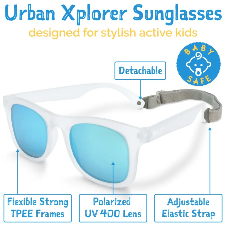 Kids Urban Polarized Sunglasses | Frosty Mint Aurora