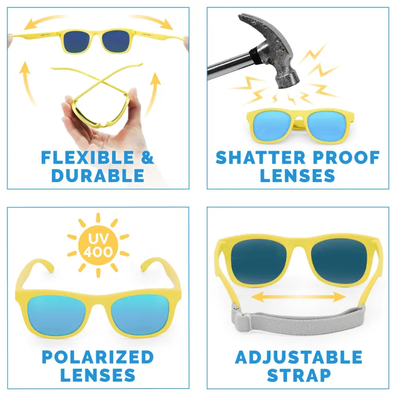 Kids Urban Polarized Sunglasses | Lemonade Aurora