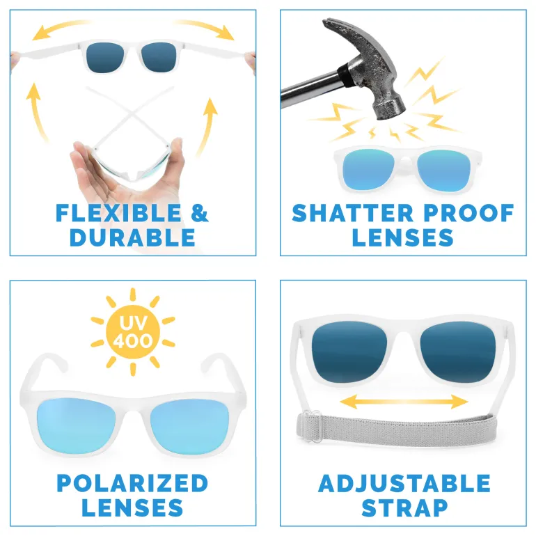 Kids Urban Polarized Sunglasses | Frosty Mint Aurora