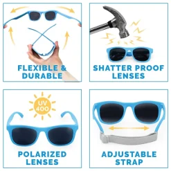 Kids Urban Polarized Sunglasses | Sky Blue