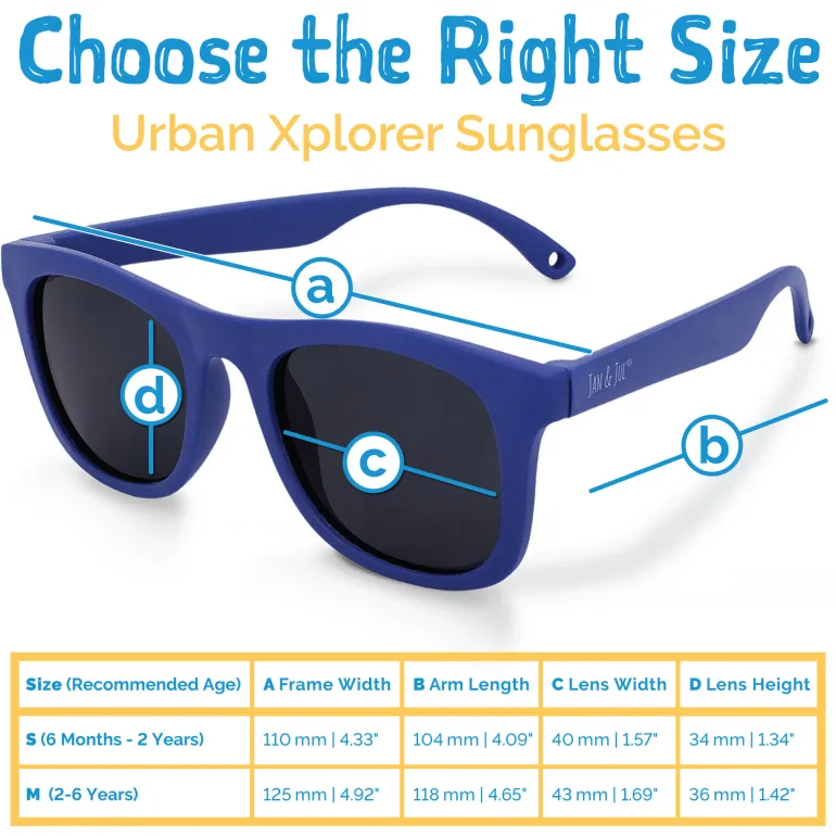 Kids Urban Polarized Sunglasses | Navy