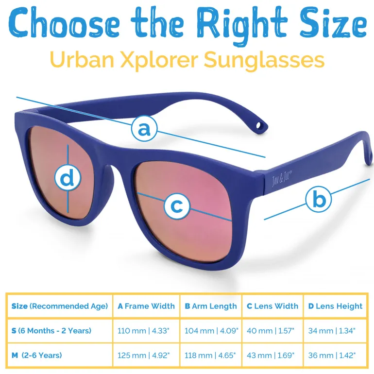 Kids Urban Polarized Sunglasses | Navy Aurora