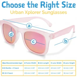 Kids Urban Polarized Sunglasses | Frosty Lavender Aurora