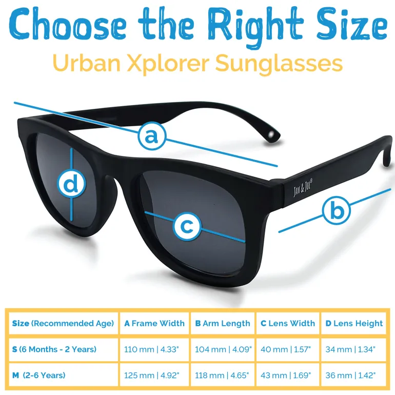 Kids Urban Polarized Sunglasses | Black