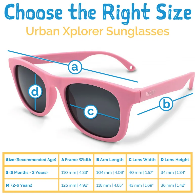 Kids Urban Polarized Sunglasses | Peachy Pink