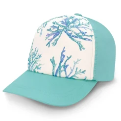 Kids UV Baseball Caps | Blue Coral