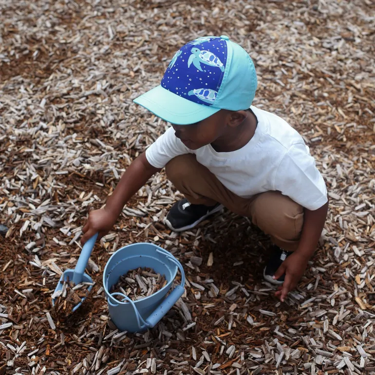 Kids UV Baseball Caps | Sea Turtle
