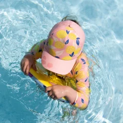 Kids UV Baseball Caps | Summer Citrus