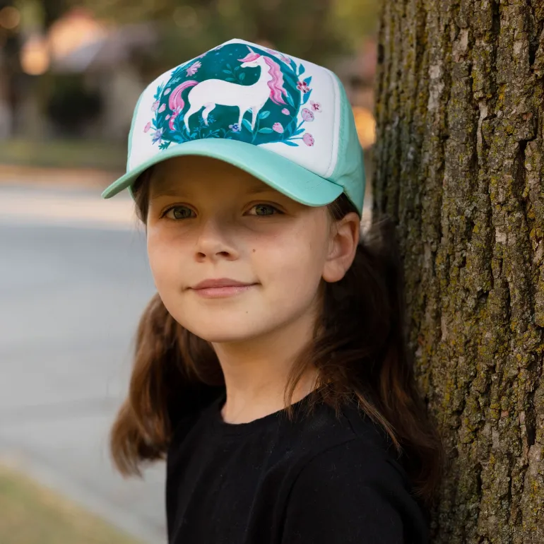 Kids UV Baseball Caps | Unicorn