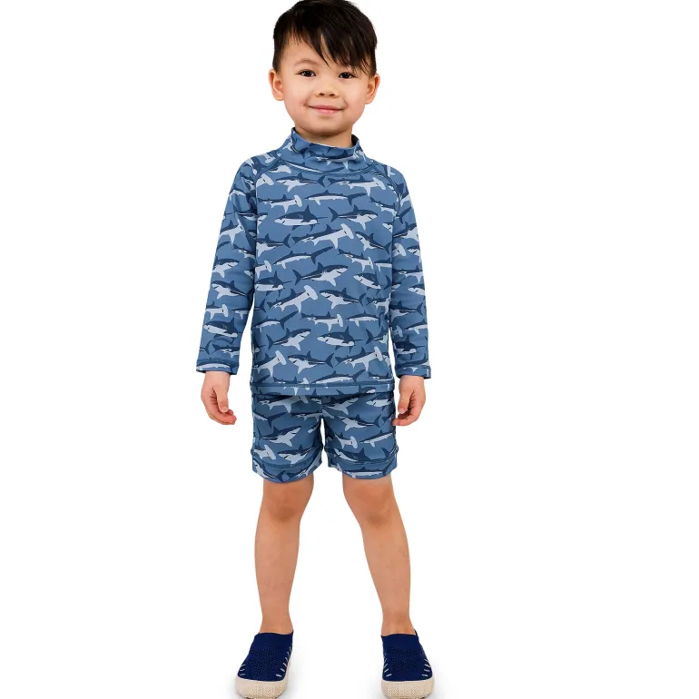 Kids UV Rashguard Set | Shark
