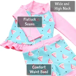 Kids UV Rashguard Set | Watermelon