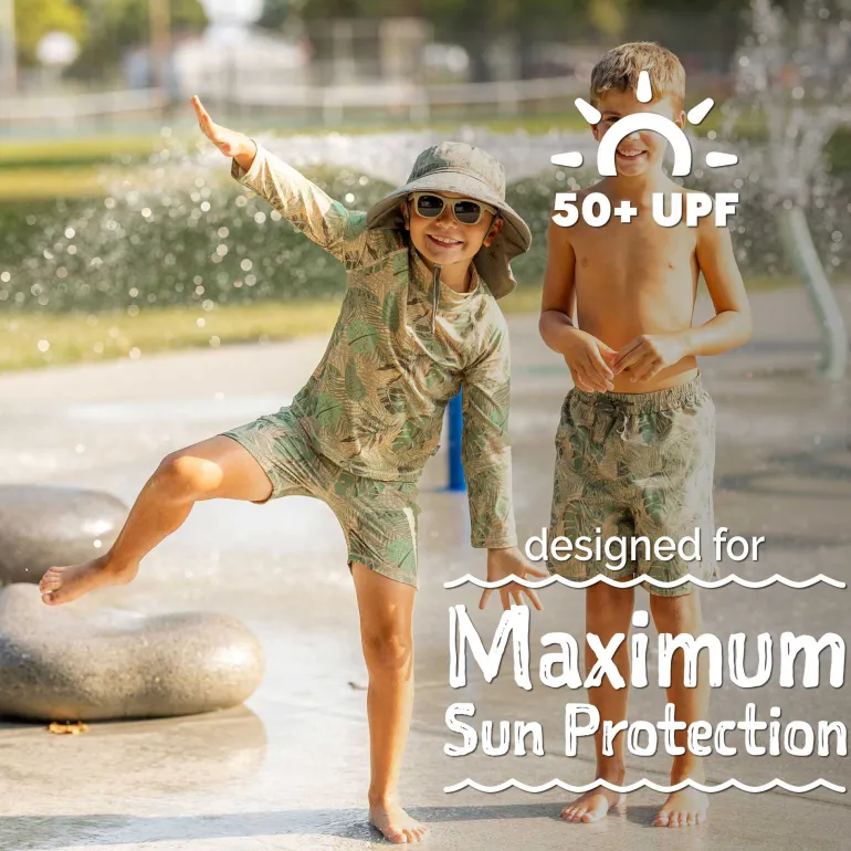 Kids UV Rashguard Set | Jungle Safari
