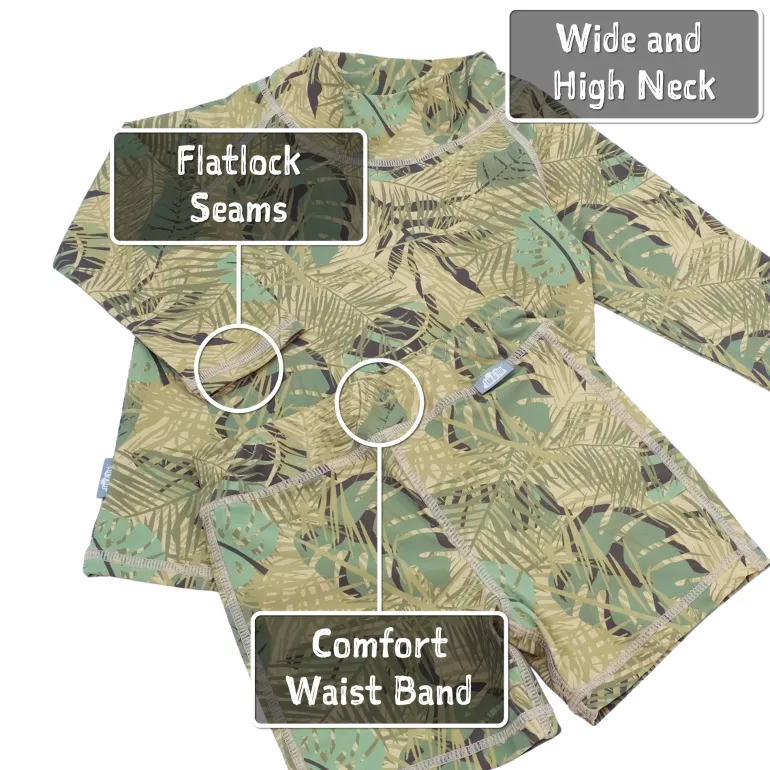 Kids UV Rashguard Set | Jungle Safari