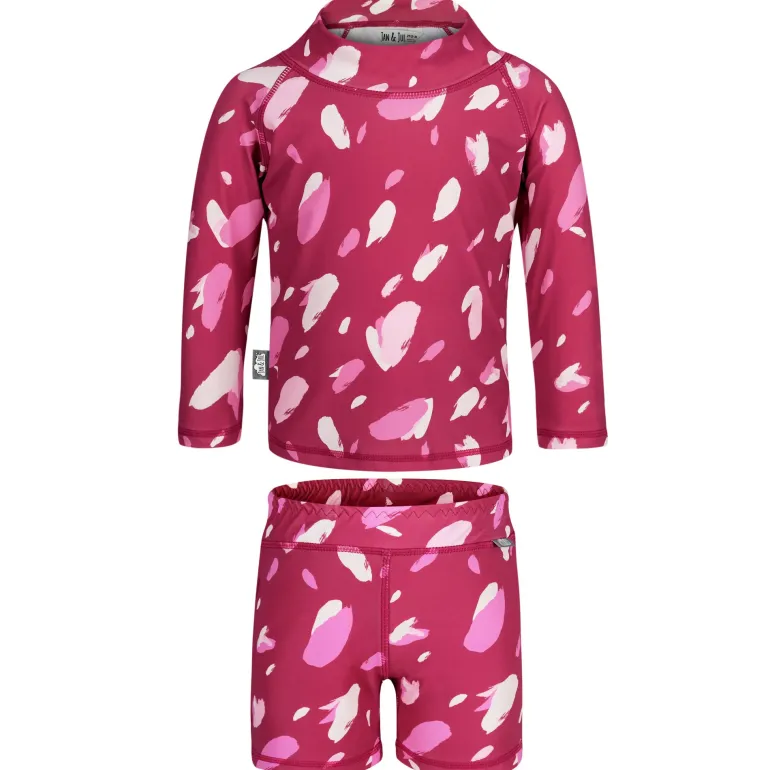 Kids UV Rashguard Set | Pink Petals