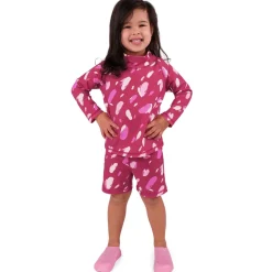 Kids UV Rashguard Set | Pink Petals