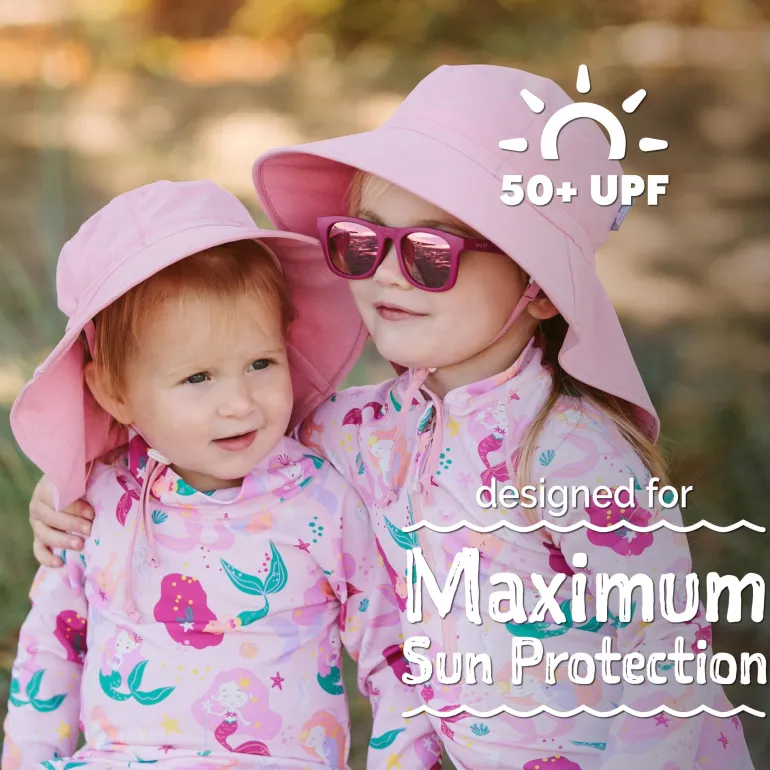 Kids UV Rashguard Set | Pink Mermaid