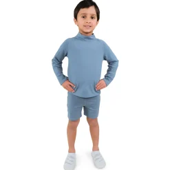 Kids UV Rashguard Top | Blue Grey