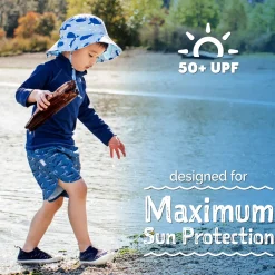 Kids UV Rashguard Top | Navy