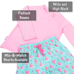 Kids UV Rashguard Top | Pink