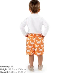 Kids UV Swim Shorts | Crabby Crab