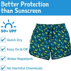 Kids UV Swim Shorts | Dinoland