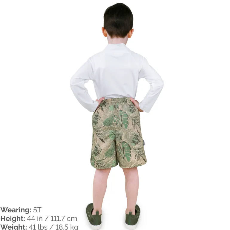 Kids UV Swim Shorts | Jungle Safari