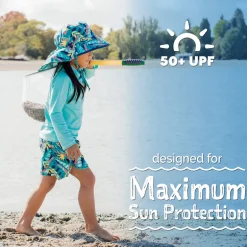 Kids UV Swim Shorts | Tropical