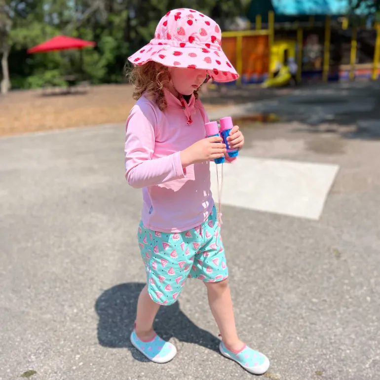 Kids UV Swim Shorts | Watermelon