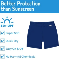 Kids UV Swim Trunks | Navy