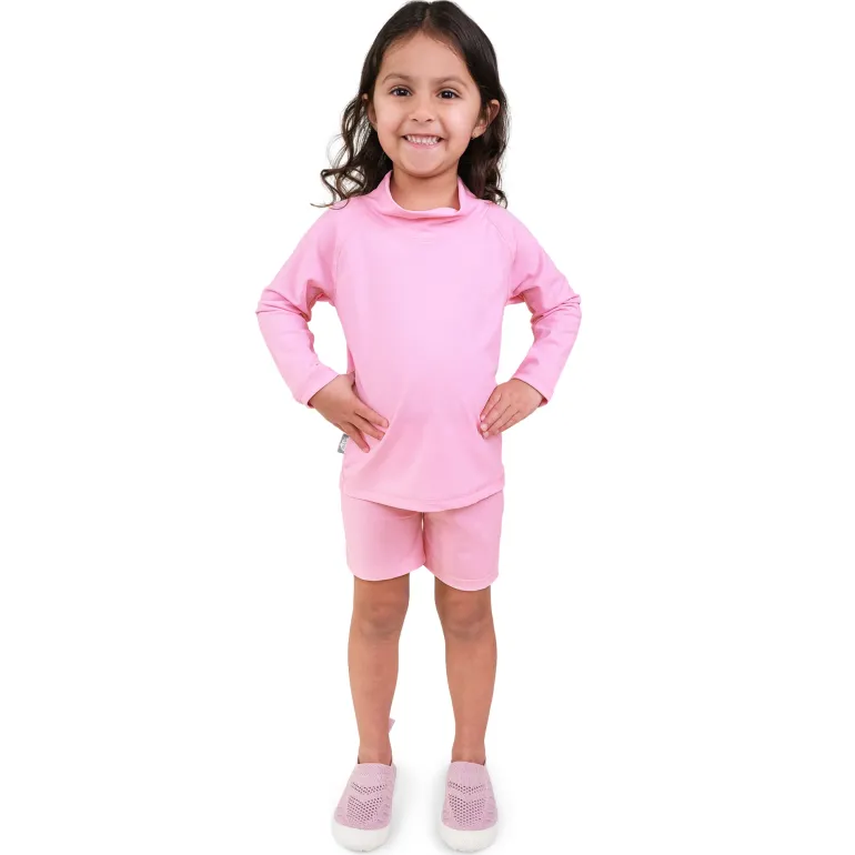 Kids UV Swim Trunks | Pink