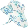 Kids Water Repellent Adventure Hats | Blue Coral