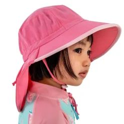 Kids Water Repellent Adventure Hats | Watermelon Pink