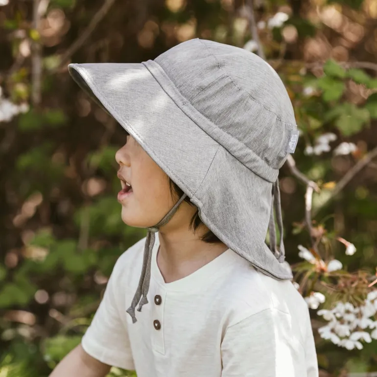 Kids Water Repellent Adventure Hats | Grey