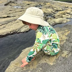 Kids Water Repellent Adventure Hats | Wheat