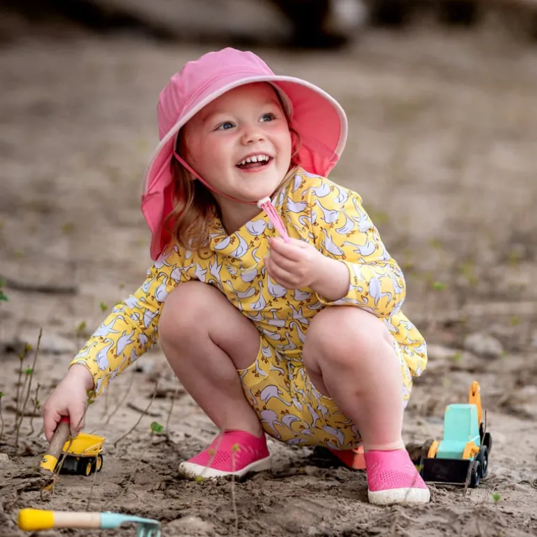 Kids Water Repellent Adventure Hats | Watermelon Pink
