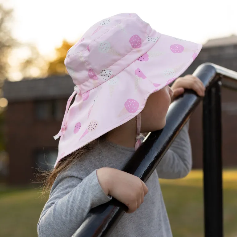 Kids Water Repellent Adventure Hats | Lavender