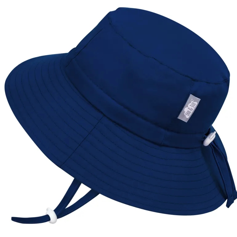 Kids Water Repellent Bucket Hats | Navy