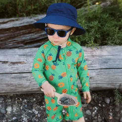 Kids Water Repellent Bucket Hats | Navy