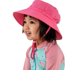 Kids Water Repellent Bucket Hats | Watermelon Pink