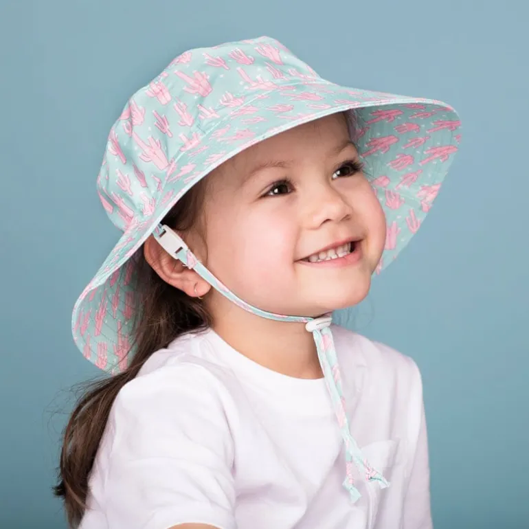 Kids Water Repellent Bucket Hats | Coral