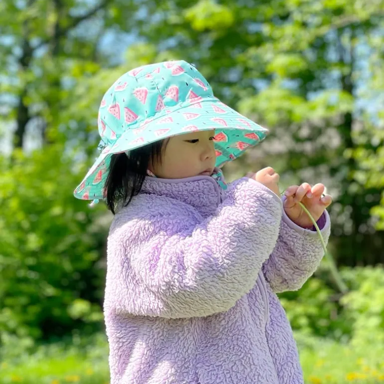 Kids Water Repellent Bucket Hats | Watermelon
