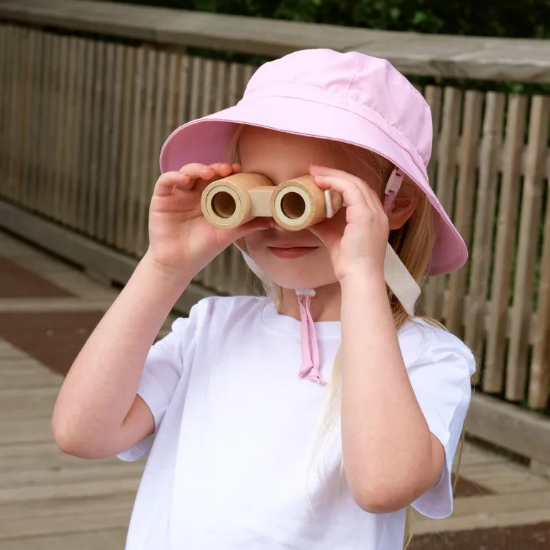 Kids Water Repellent Bucket Hats | Pink Sorbet