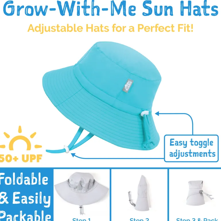 Kids Water Repellent Bucket Hats | Bright Orange