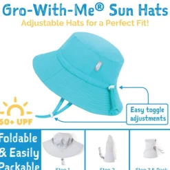 Kids Water Repellent Bucket Hats | Black