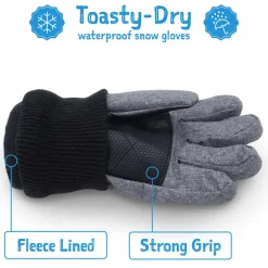 Kids Waterproof Gloves | Dusty Pink